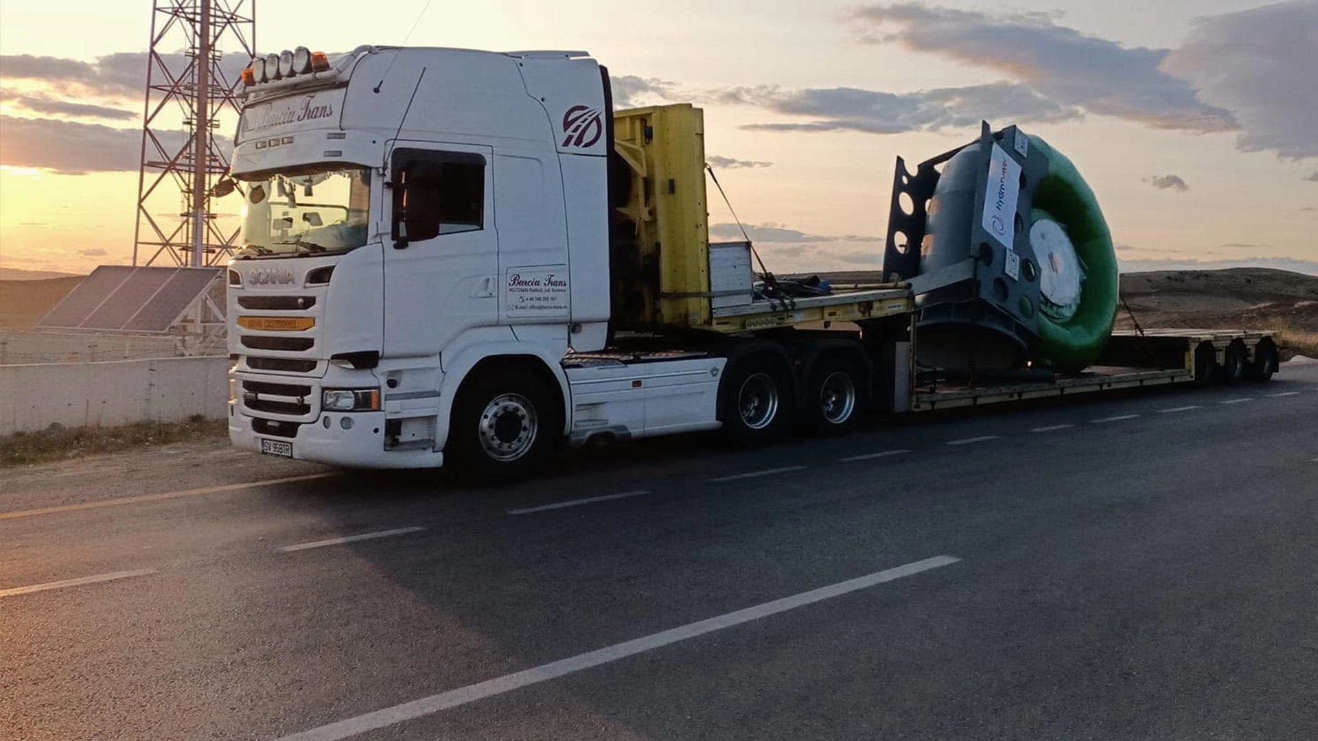 Transport turbină Ankara – Tromsø